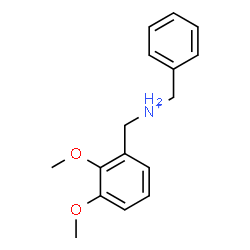 ChemSpider 2D Image | N-Benzyl(2,3-dimethoxyphenyl)methanaminium | C16H20NO2