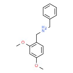 ChemSpider 2D Image | N-Benzyl(2,4-dimethoxyphenyl)methanaminium | C16H20NO2