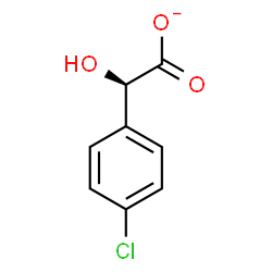 ChemSpider 2D Image | (2R)-(4-Chlorophenyl)(hydroxy)acetate | C8H6ClO3
