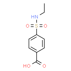 ChemSpider 2D Image | 4-(Ethylsulfamoyl)benzoic acid | C9H11NO4S