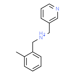 ChemSpider 2D Image | (2-Methylphenyl)-N-(3-pyridinylmethyl)methanaminium | C14H17N2