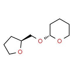 ChemSpider 2D Image | (2R)-2-[(2S)-Tetrahydro-2-furanylmethoxy]tetrahydro-2H-pyran | C10H18O3