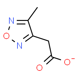 ChemSpider 2D Image | (4-Methyl-1,2,5-oxadiazol-3-yl)acetate | C5H5N2O3