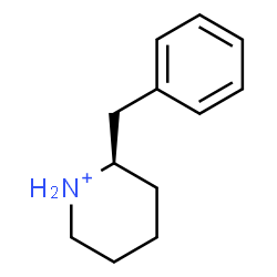 ChemSpider 2D Image | (2R)-2-Benzylpiperidinium | C12H18N