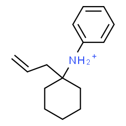 ChemSpider 2D Image | N-(1-Allylcyclohexyl)anilinium | C15H22N