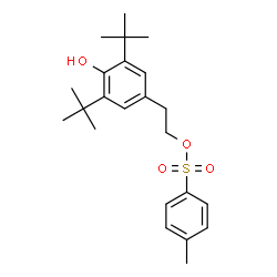 ChemSpider 2D Image | 2-(3,5-Ditert-butyl-4-hydroxyphenyl)ethyl 4-methylbenzenesulfonate | C23H32O4S