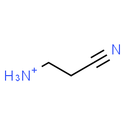 ChemSpider 2D Image | 2-Cyanoethanaminium | C3H7N2