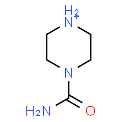 ChemSpider 2D Image | 4-Carbamoylpiperazin-1-ium | C5H12N3O