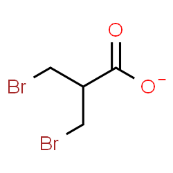 ChemSpider 2D Image | 3-Bromo-2-(bromomethyl)propanoate | C4H5Br2O2