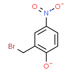ChemSpider 2D Image | 2-(Bromomethyl)-4-nitrophenolate | C7H5BrNO3