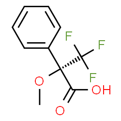 ChemSpider 2D Image | (S)-(-)-Mosher's acid | C10H9F3O3