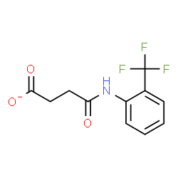 ChemSpider 2D Image | 4-Oxo-4-{[2-(trifluoromethyl)phenyl]amino}butanoate | C11H9F3NO3