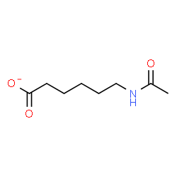 ChemSpider 2D Image | 6-Acetamidohexanoate | C8H14NO3