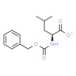 ChemSpider 2D Image | (2S)-2-{[(Benzyloxy)carbonyl]amino}-4-methylpentanoate | C14H18NO4