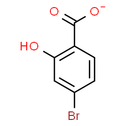 ChemSpider 2D Image | 4-Bromo-2-hydroxybenzoate | C7H4BrO3