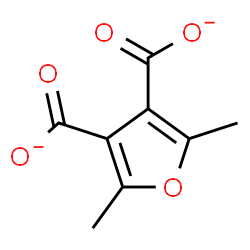 ChemSpider 2D Image | 2,5-Dimethyl-3,4-furandicarboxylate | C8H6O5