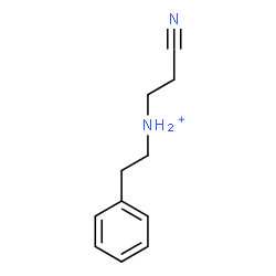 ChemSpider 2D Image | 2-Cyano-N-(2-phenylethyl)ethanaminium | C11H15N2