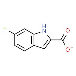 ChemSpider 2D Image | 6-Fluoro-1H-indole-2-carboxylate | C9H5FNO2