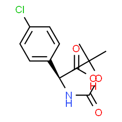 ChemSpider 2D Image | N-Boc-2-(4'-chlorophenyl)-L-glycine | C13H16ClNO4