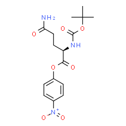 ChemSpider 2D Image | Boc-Gln-ONp | C16H21N3O7