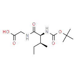 ChemSpider 2D Image | Boc-Ile-Gly-OH | C13H24N2O5