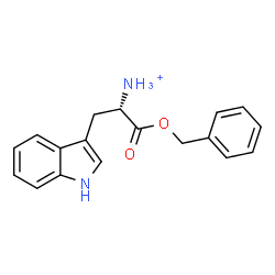ChemSpider 2D Image | (2S)-1-(Benzyloxy)-3-(1H-indol-3-yl)-1-oxo-2-propanaminium | C18H19N2O2