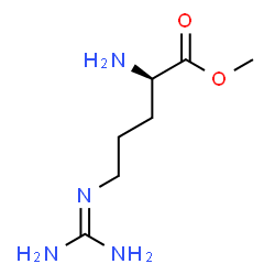 ChemSpider 2D Image | Methyl N~5~-(diaminomethylene)-D-ornithinate | C7H16N4O2