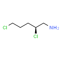 ChemSpider 2D Image | (2S)-2,5-Dichloro-1-pentanamine | C5H11Cl2N