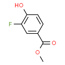 ChemSpider 2D Image | Methyl 3-fluoro-4-hydroxybenzoate | C8H7FO3