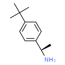 ChemSpider 2D Image | (1R)-1-(4-tert-Butylphenyl)ethanamin | C12H19N