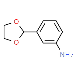 ChemSpider 2D Image | 3-(1,3-Dioxolan-2-yl)aniline | C9H11NO2