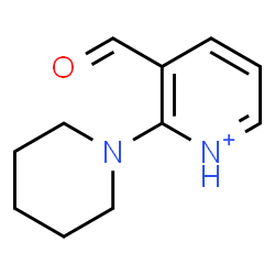 ChemSpider 2D Image | 3-Formyl-2-(1-piperidinyl)pyridinium | C11H15N2O
