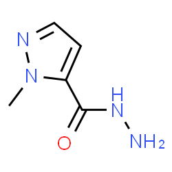 ChemSpider 2D Image | 2-methylpyrazole-3-carbohydrazide | C5H8N4O