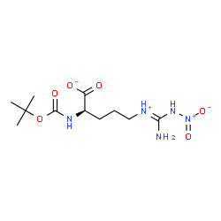 ChemSpider 2D Image | BOC-D-ARG(NO2)-OH | C11H21N5O6