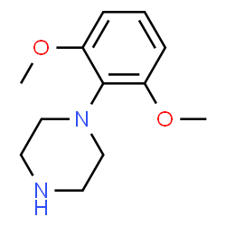 ChemSpider 2D Image | 1-(2,6-DIMETHOXYPHENYL)PIPERAZINE | C12H18N2O2