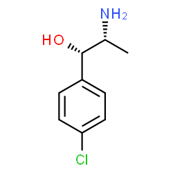 ChemSpider 2D Image | (1S,2R)-2-Amino-1-(4-chlorophenyl)-1-propanol | C9H12ClNO
