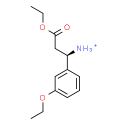 ChemSpider 2D Image | (1R)-3-Ethoxy-1-(3-ethoxyphenyl)-3-oxo-1-propanaminium | C13H20NO3