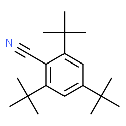 ChemSpider 2D Image | 2,4,6-Tritert-butylbenzonitrile | C19H29N