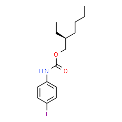 ChemSpider 2D Image | (2S)-2-Ethylhexyl (4-iodophenyl)carbamate | C15H22INO2