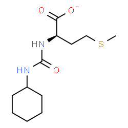 ChemSpider 2D Image | (2R)-2-[(Cyclohexylcarbamoyl)amino]-4-(methylsulfanyl)butanoate | C12H21N2O3S