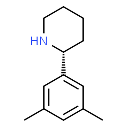 ChemSpider 2D Image | (2R)-2-(3,5-Dimethylphenyl)piperidine | C13H19N