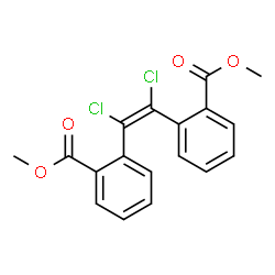 ChemSpider 2D Image | Dimethyl 2,2'-[(Z)-1,2-dichloro-1,2-ethenediyl]dibenzoate | C18H14Cl2O4