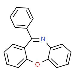 ChemSpider 2D Image | 11-Phenyldibenzo[b,f][1,4]oxazepine | C19H13NO