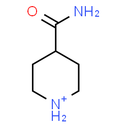 ChemSpider 2D Image | 4-Carbamoylpiperidinium | C6H13N2O