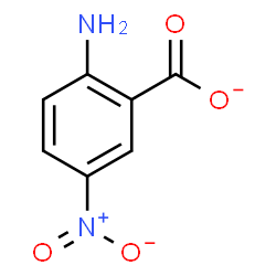 ChemSpider 2D Image | 2-Amino-5-nitrobenzoate | C7H5N2O4
