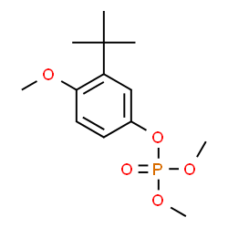 ChemSpider 2D Image | 3-tert-Butyl-4-methoxyphenyl dimethyl phosphate | C13H21O5P