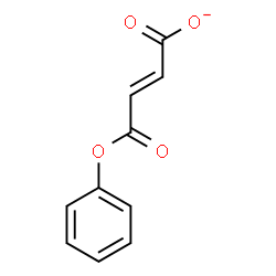 ChemSpider 2D Image | (2E)-4-Oxo-4-phenoxy-2-butenoate | C10H7O4