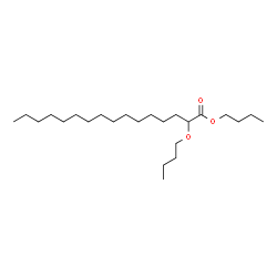 ChemSpider 2D Image | Butyl 2-butoxyhexadecanoate | C24H48O3