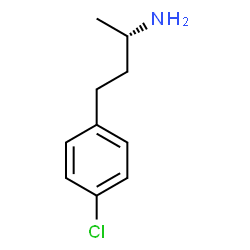 ChemSpider 2D Image | (2S)-4-(4-Chlorophenyl)-2-butanamine | C10H14ClN