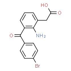 ChemSpider 2D Image | bromfenac | C15H12BrNO3